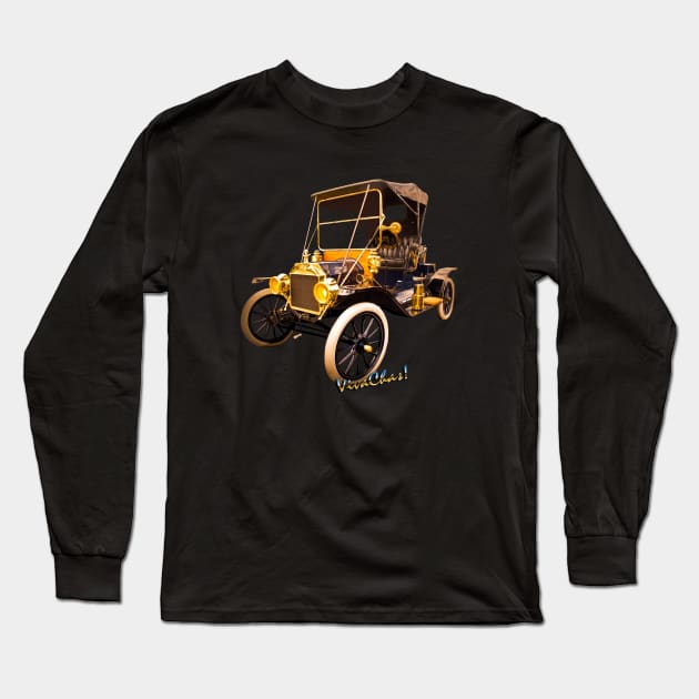 1912 Model T Mother-in-law Roadster Long Sleeve T-Shirt by vivachas